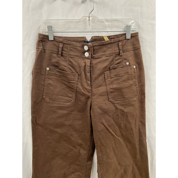 Maeve Brown Bell/Flare Leg Pants - Picture 2 of 4